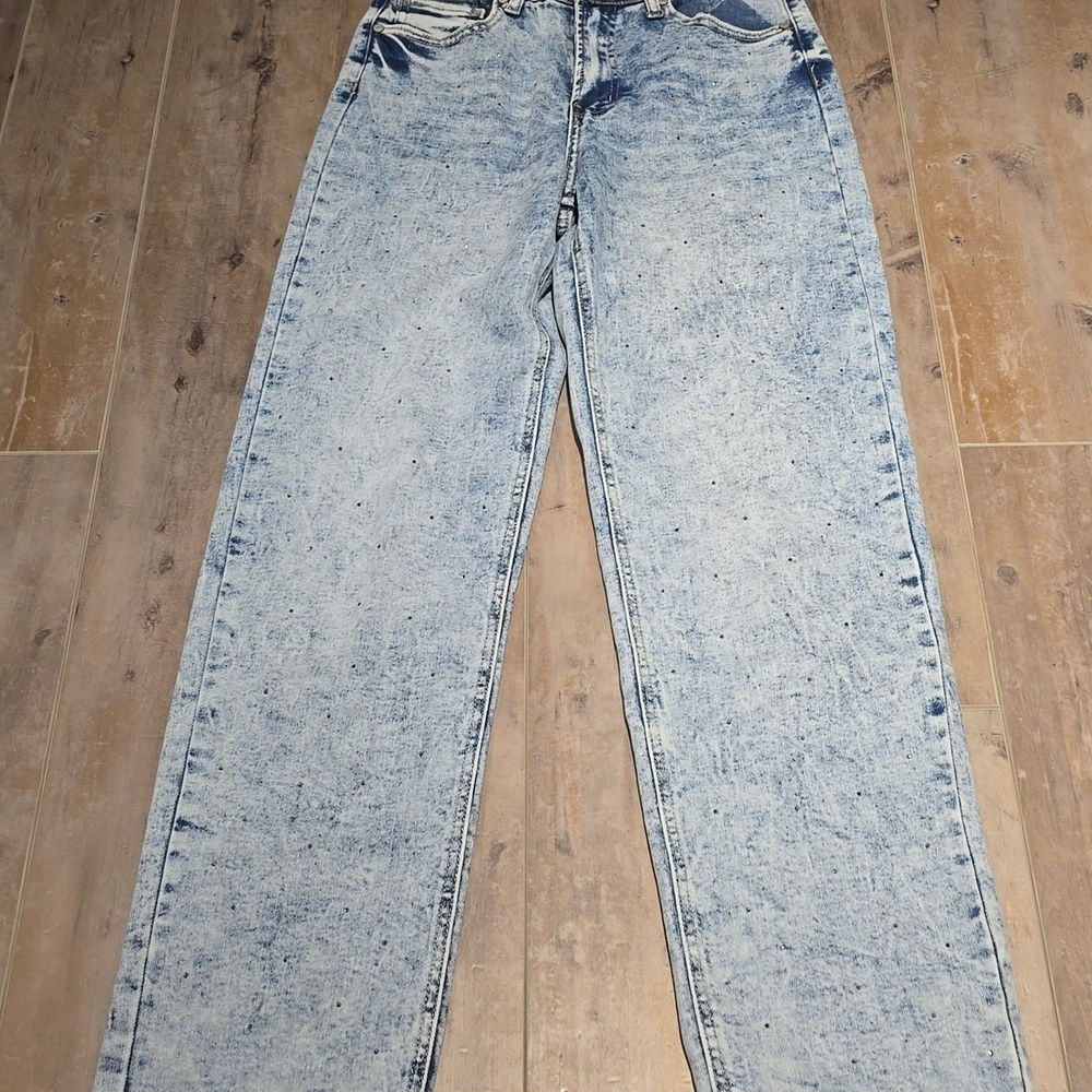 Flying Angel Rhinstone Jean